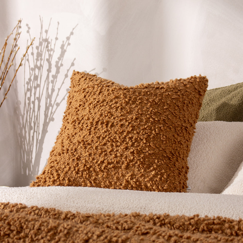 Plain Orange Cushions - Ulsmere Polyester Filled Cushion Ginger Yard