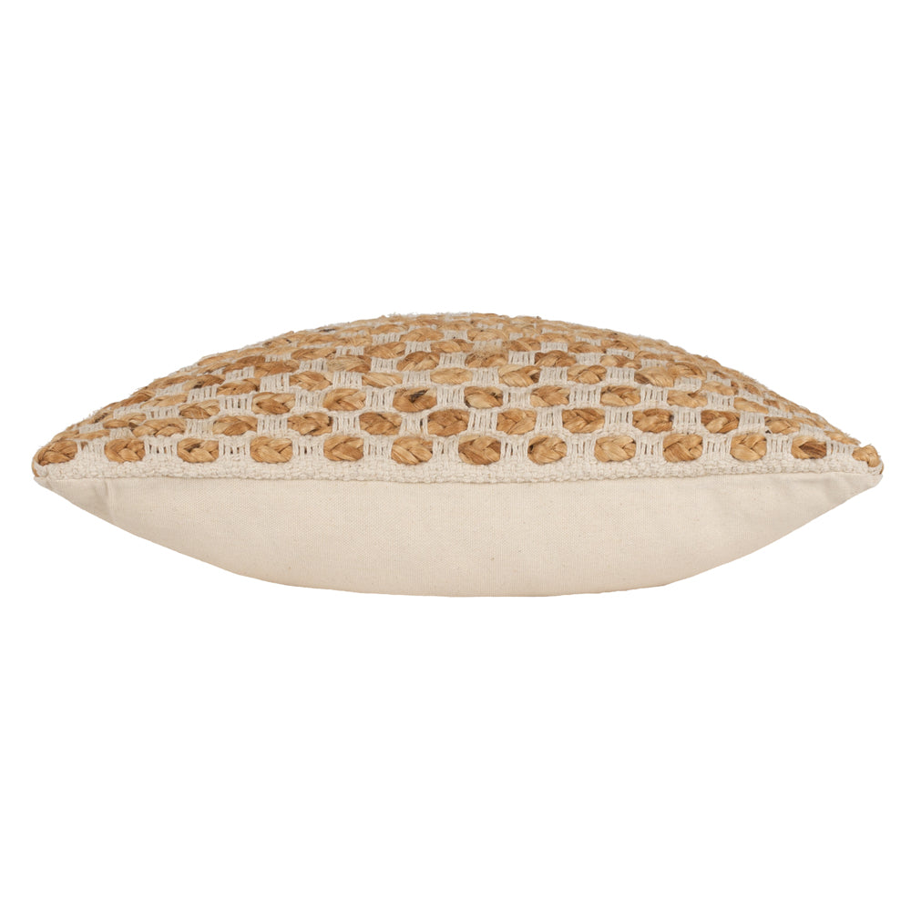 Global Beige Cushions - Wikka Jute Woven Cushion Cover Natural Yard