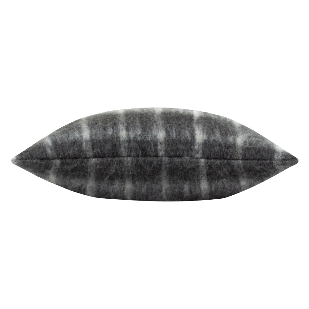 Check Grey Cushions - Yarrow Check Cushion Cover Storm Grey Yard