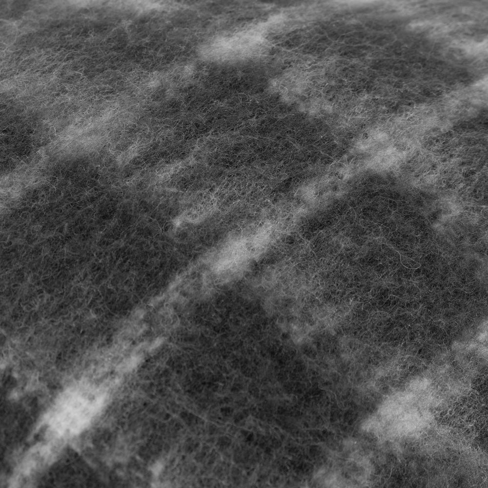 Check Grey Cushions - Yarrow Check Cushion Cover Storm Grey Yard