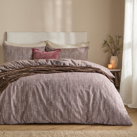 Harris Brushed Cotton Duvet Cover Set Chocolate