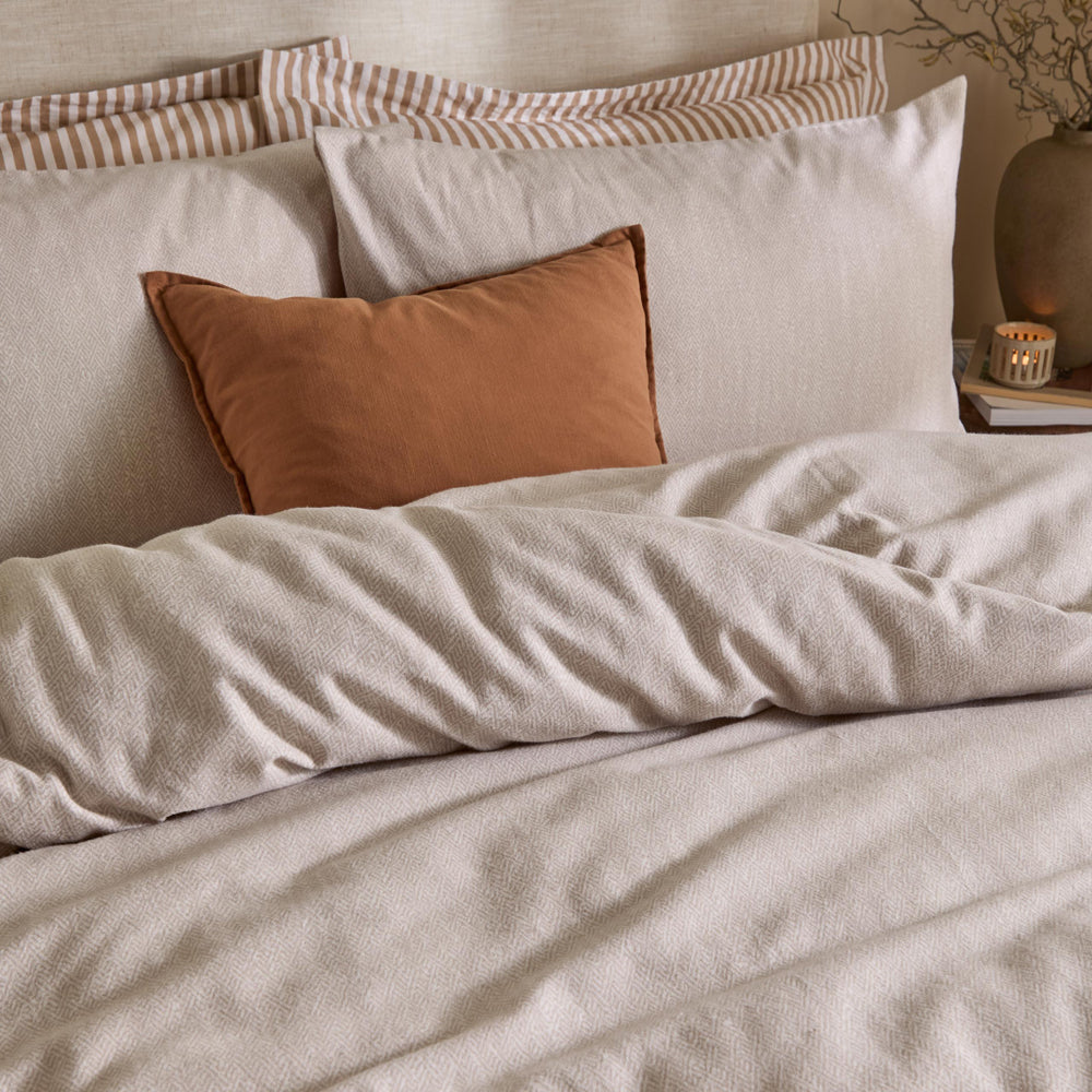 Harris Brushed Cotton Duvet Cover Set Natural