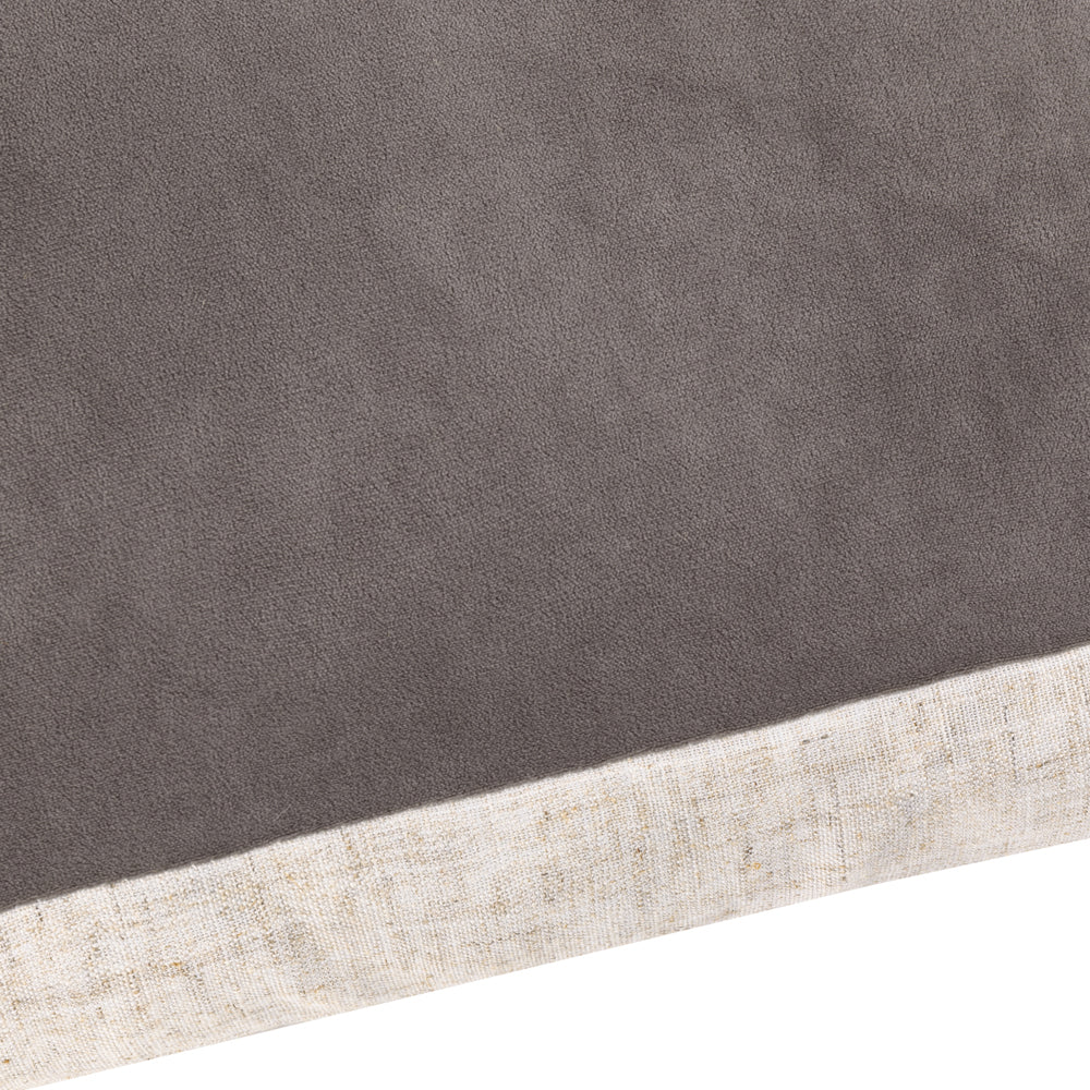 Plain Brown Cushions - Auden Matte Velvet Polyester Filled Cushion Taupe Yard