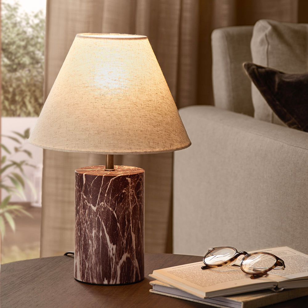 Plain Red Lighting - Austell Wired Table Lamp Rosso Yard