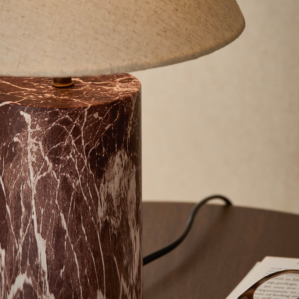 Plain Red Lighting - Austell Wired Table Lamp Rosso Yard