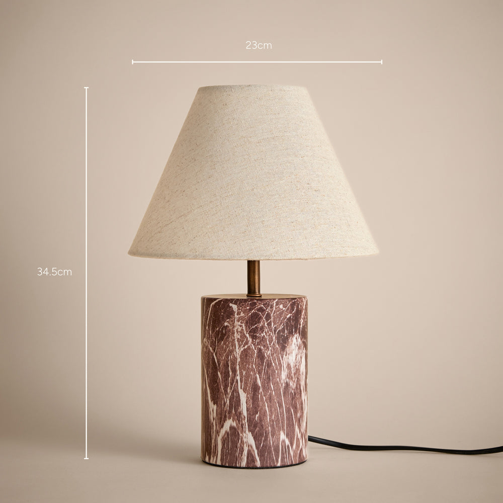 Plain Red Lighting - Austell Wired Table Lamp Rosso Yard