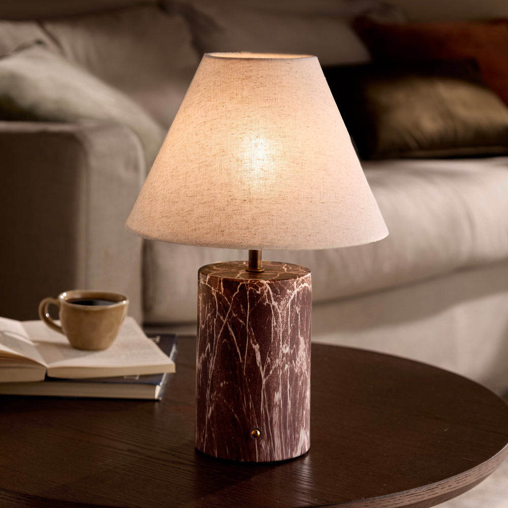 Plain Red Lighting - Austell Rechargeable Table Lamp Rosso Yard