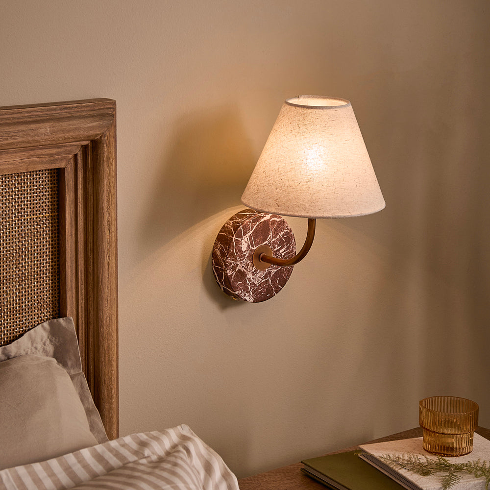 Plain Red Lighting - Austell Rechargeable Wall Light Rosso Yard