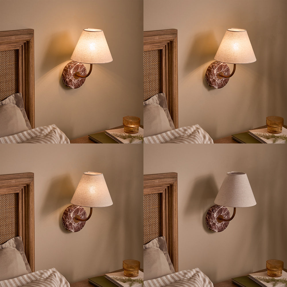 Plain Red Lighting - Austell Rechargeable Wall Light Rosso Yard