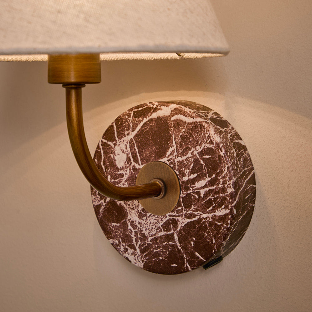 Plain Red Lighting - Austell Rechargeable Wall Light Rosso Yard