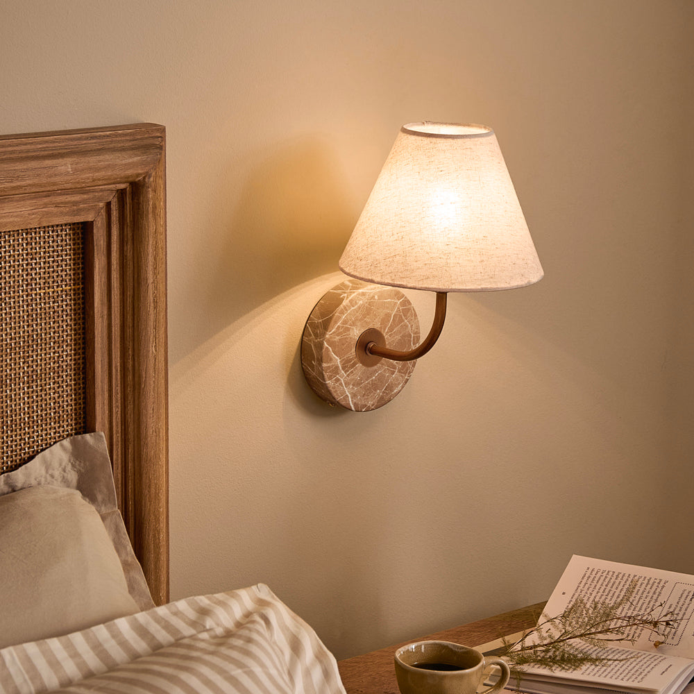 Plain Beige Lighting - Austell Rechargeable Wall Light Sand Yard