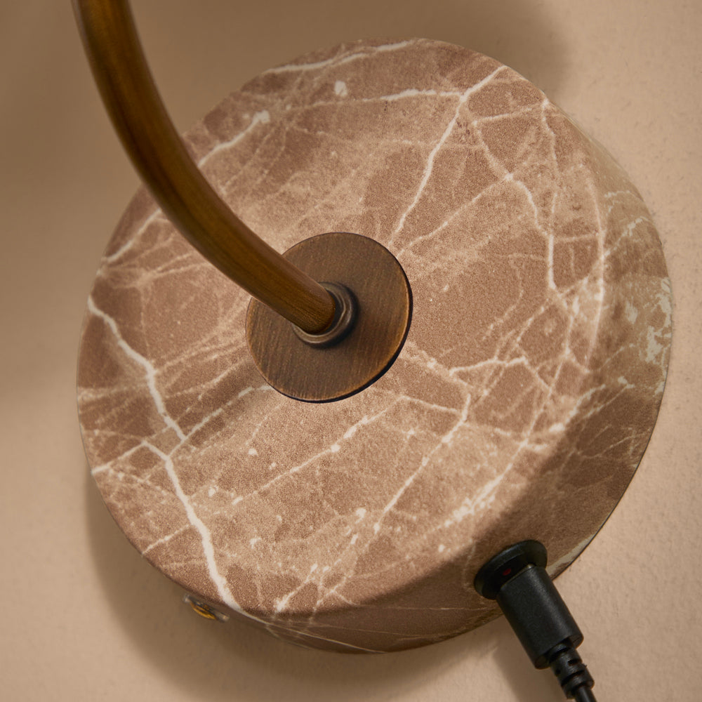 Plain Beige Lighting - Austell Rechargeable Wall Light Sand Yard