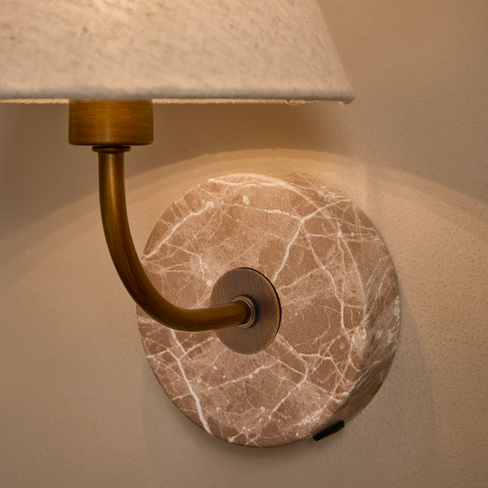 Plain Beige Lighting - Austell Rechargeable Wall Light Sand Yard