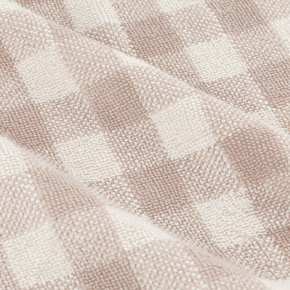 Check Cream Bathroom - Barton Gingham Check Towels Natural Yard