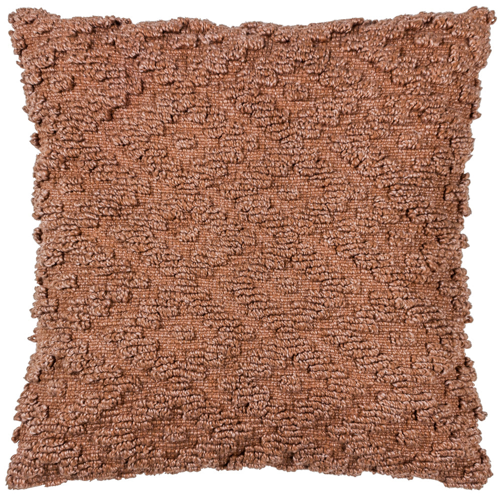 Geometric Red Cushions - Calvay  Cushion Cover Baked Earth Yard