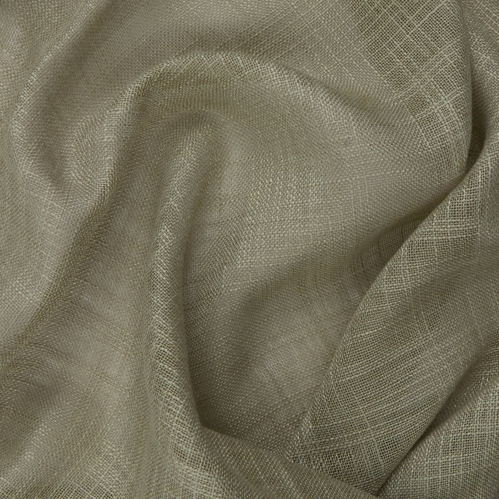 Plain Green Curtains - Cirrus Woven Sheer Curtain Panel Eucalyptus Yard
