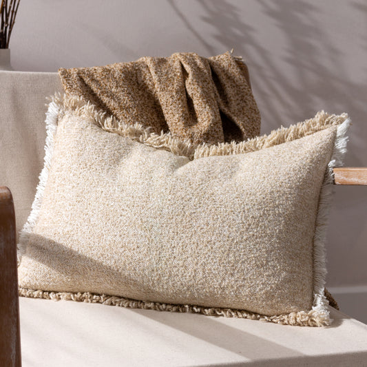 Plain Beige Cushions - Doze  Cushion Cover Natural Yard