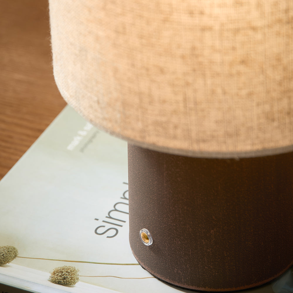 Plain Brown Lighting - Finn Rechargeable Table Lamp Espresso Brown Yard
