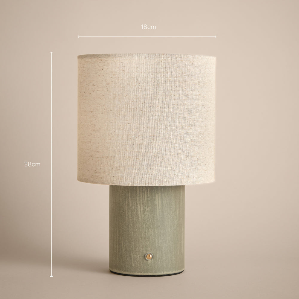 Plain Green Lighting - Finn Rechargeable Table Lamp Olive Yard