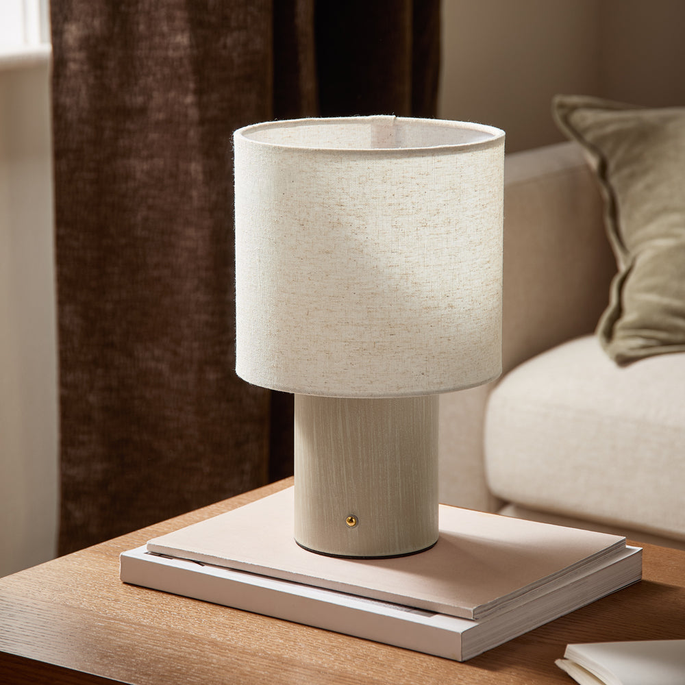 Plain Beige Lighting - Finn Rechargeable Table Lamp Sandstone Yard