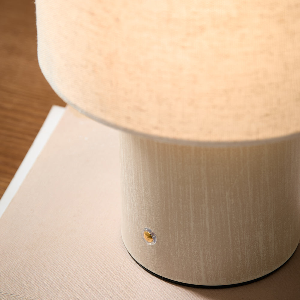 Plain Beige Lighting - Finn Rechargeable Table Lamp Sandstone Yard
