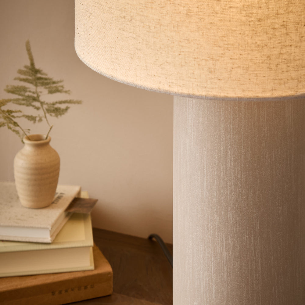 Plain Beige Lighting - Finn Tall Table Lamp Sandstone Yard