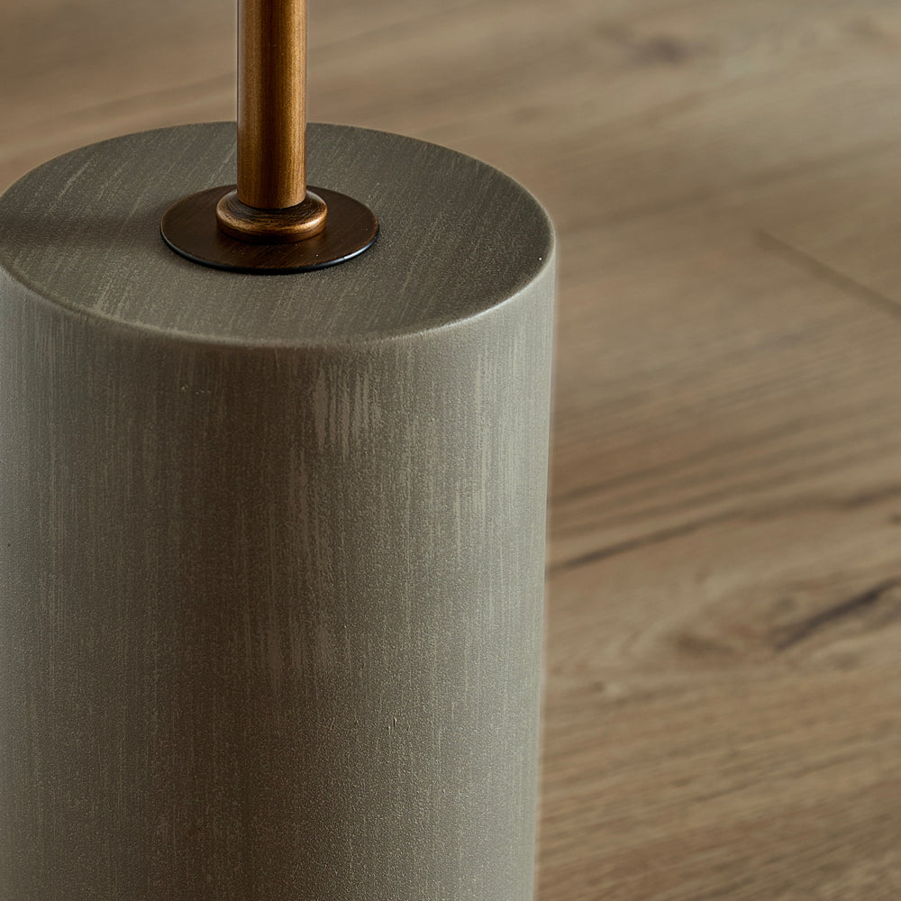 Plain Green Lighting - Finn Tall Wired Floor Lamp Olive Yard