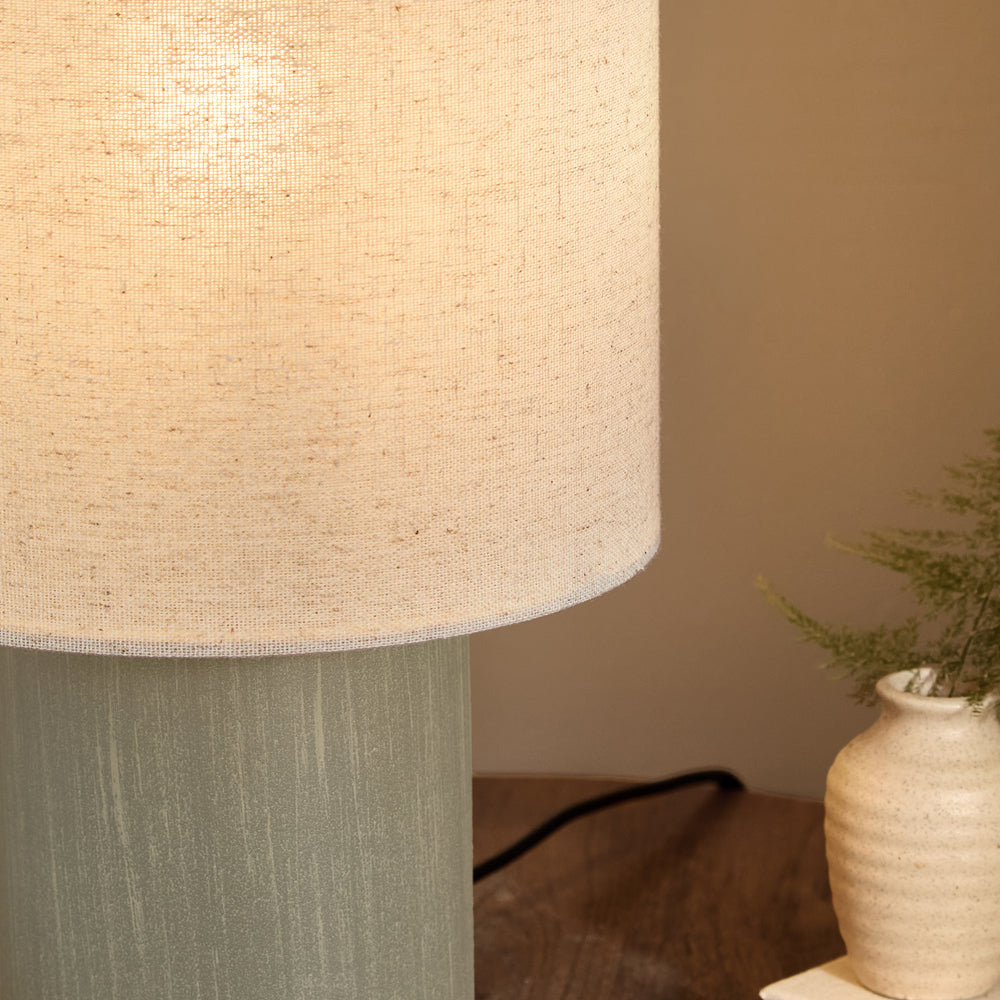 Plain Green Lighting - Finn Wired Table Lamp Olive Yard