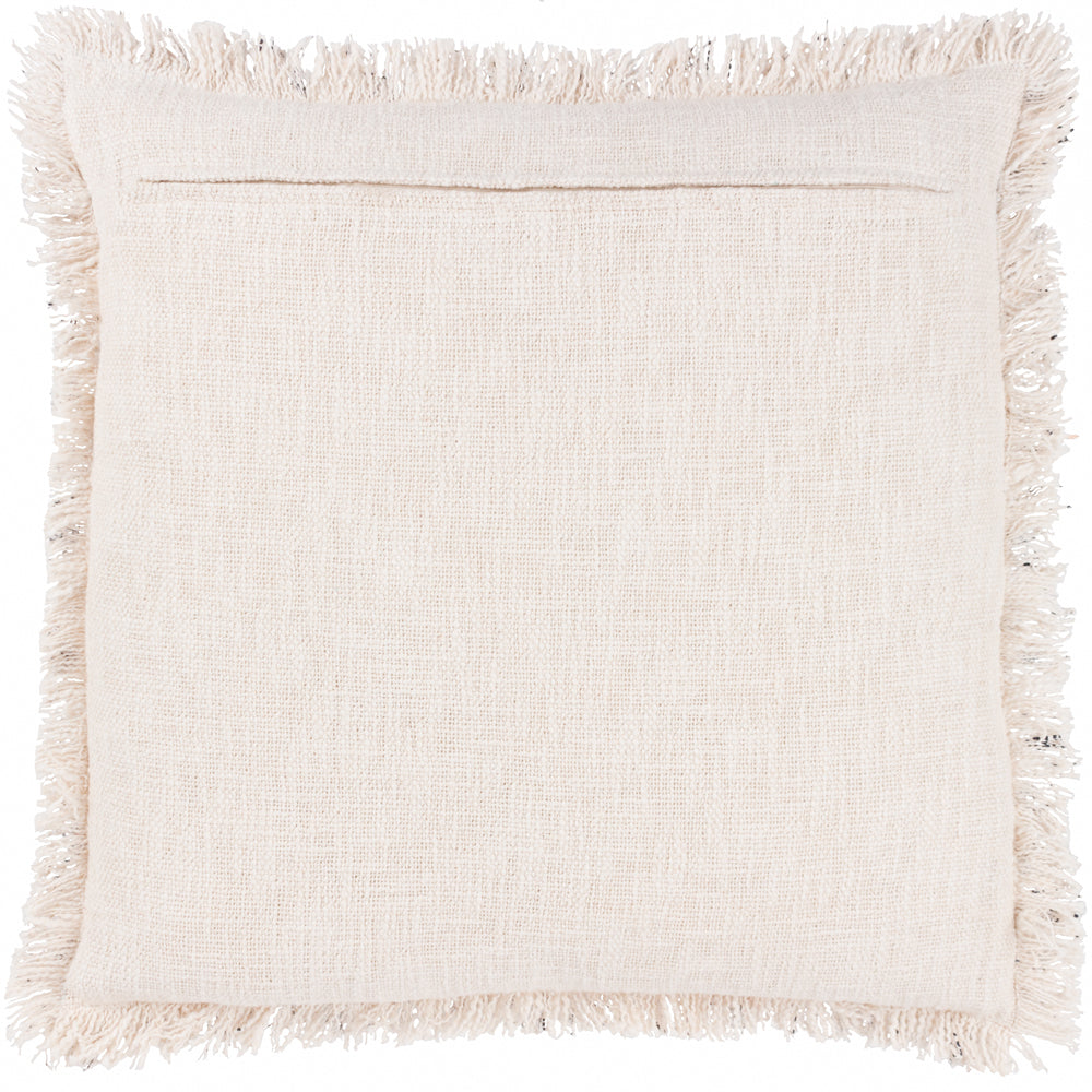 Spotted Blue Cushions - Hara Woven Fringed Cotton Cushion Cover Ink Yard