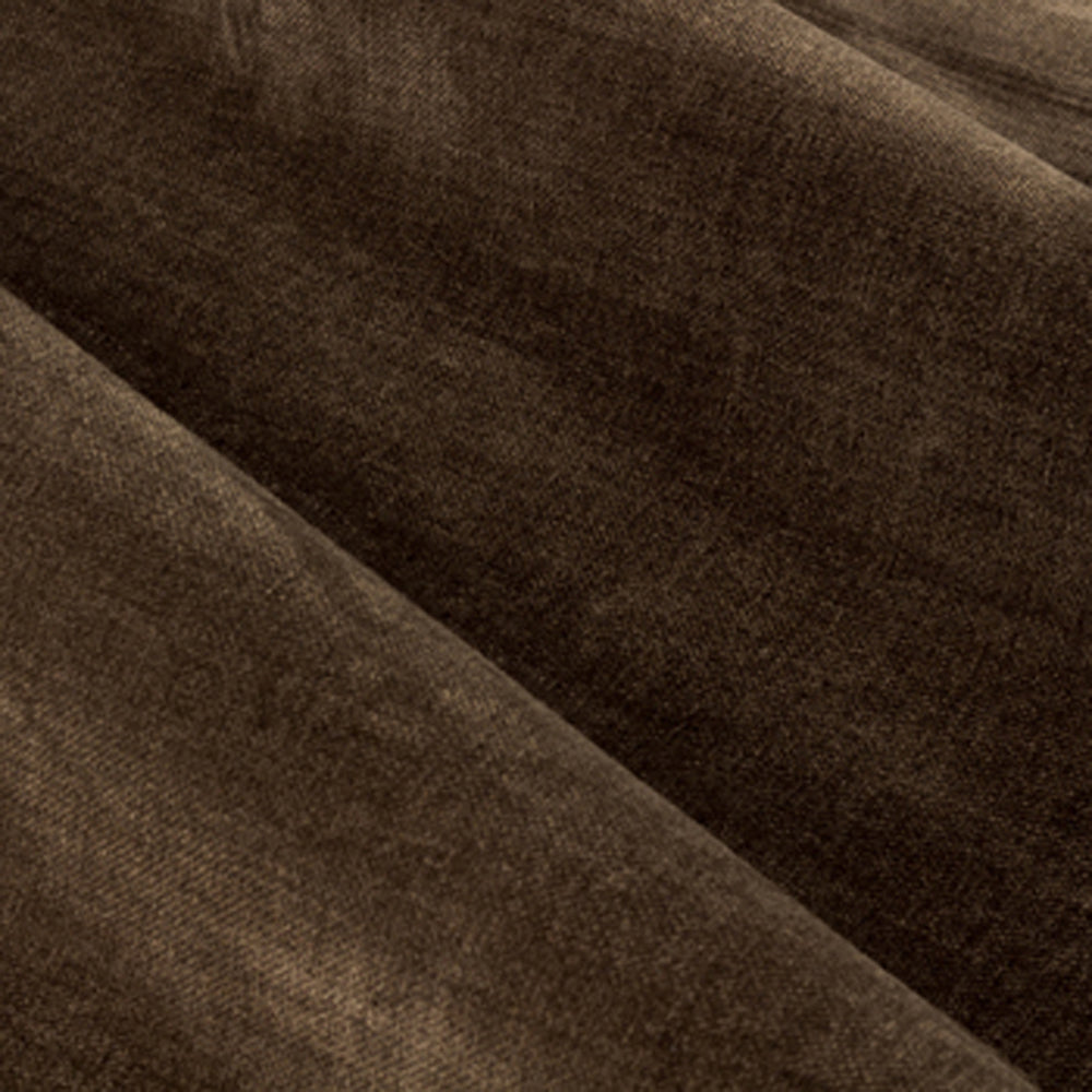 Plain Brown Curtains - Heavy Chenille Blackout Eyelet Curtains Brown Yard