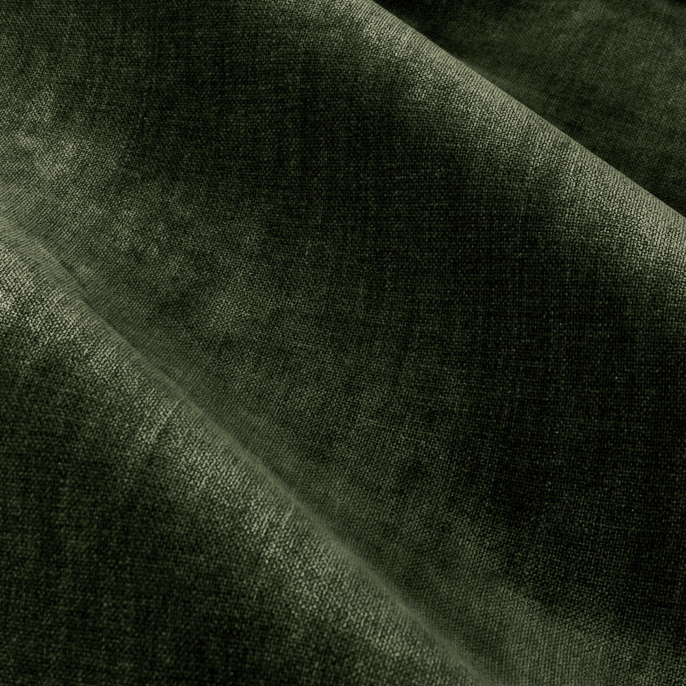 Plain Green Curtains - Heavy Chenille Fully Lined Eyelet Curtains Lichen Yard