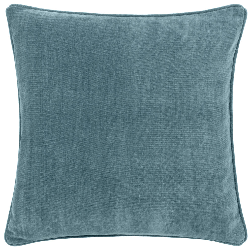 Plain Blue Cushions - Heavy Chenille  Cushion Cover Marine Yard