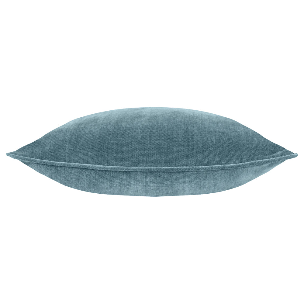 Plain Blue Cushions - Heavy Chenille  Cushion Cover Marine Yard