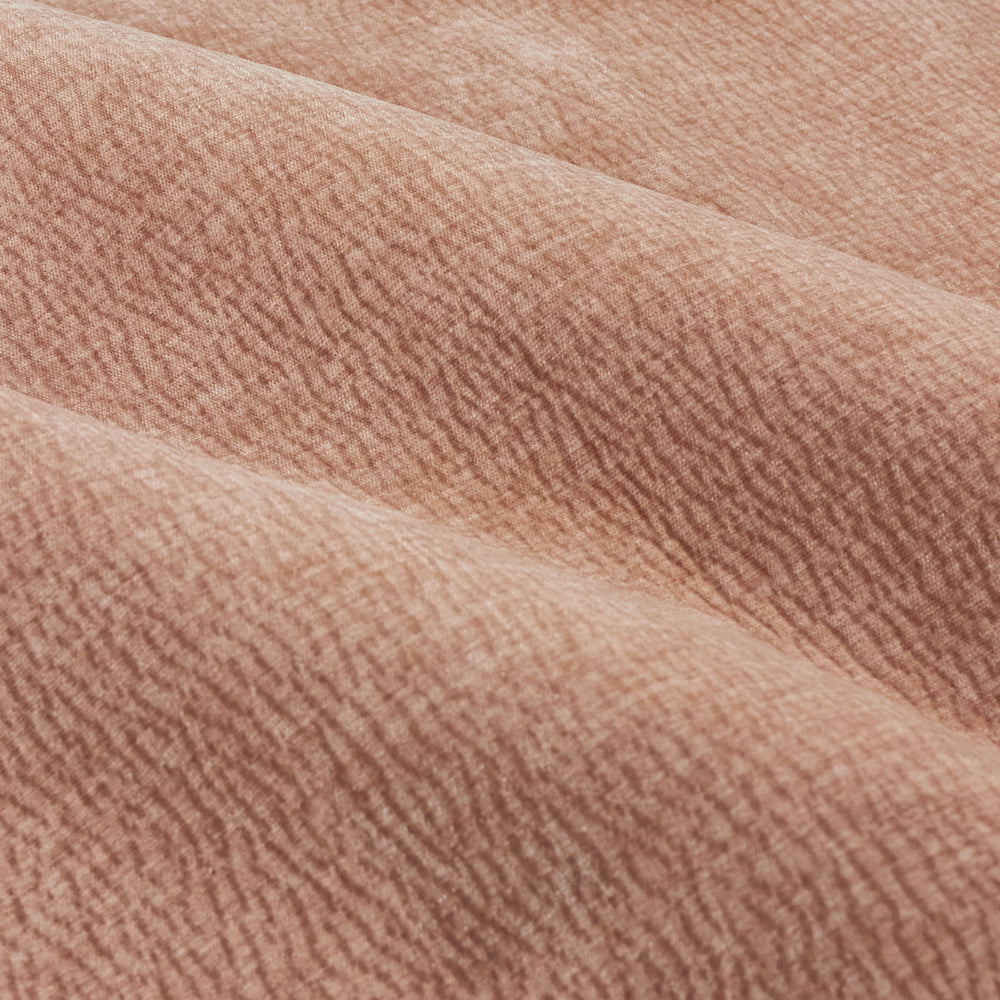 Plain Pink Curtains - Heath Washed Velvet Fully Lined Pencil Pleat Curtains Cotta Yard