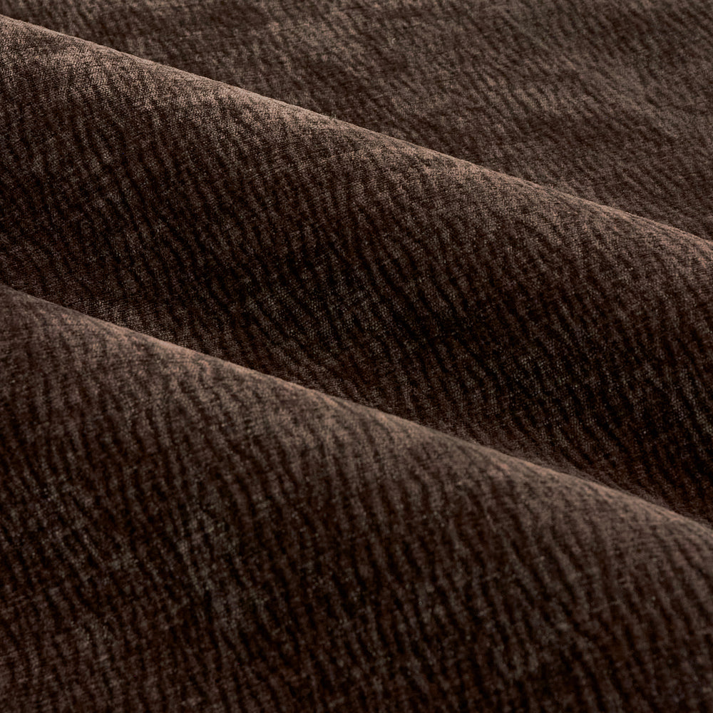 Plain Brown Curtains - Heath Washed Velvet Fully Lined Pencil Pleat Curtains Espresso Brown Yard