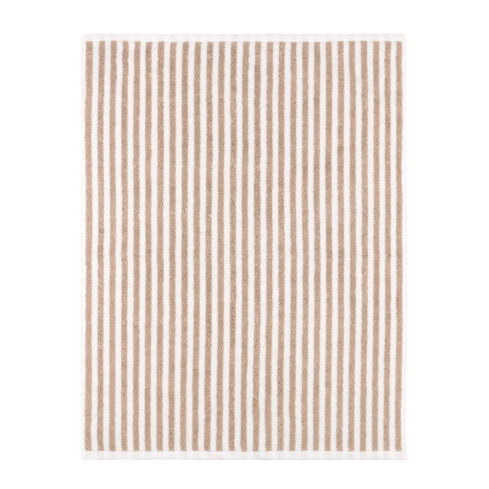 Striped Beige Bathroom - Hebden Striped Cotton Bath Mat Natural Yard