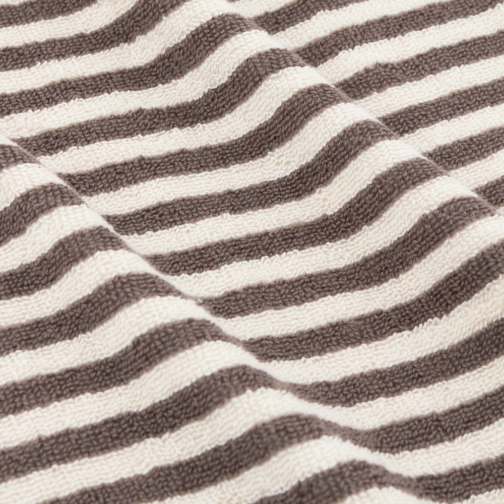 Striped Brown Bathroom - Hebden Striped Cotton Towels Chocolate Yard
