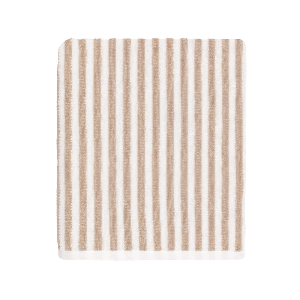 Striped Beige Bathroom - Hebden Striped Cotton Towels Natural Yard