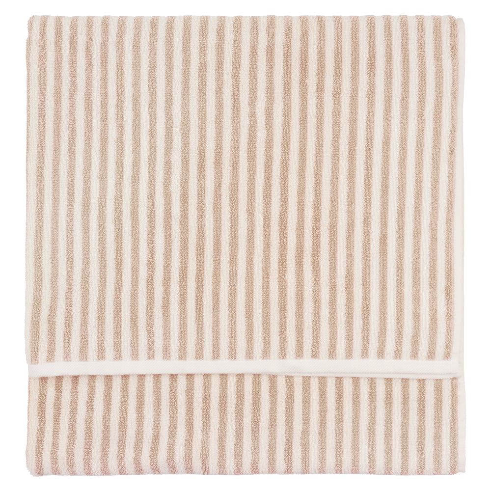 Striped Beige Bathroom - Hebden Striped Cotton Towels Natural Yard