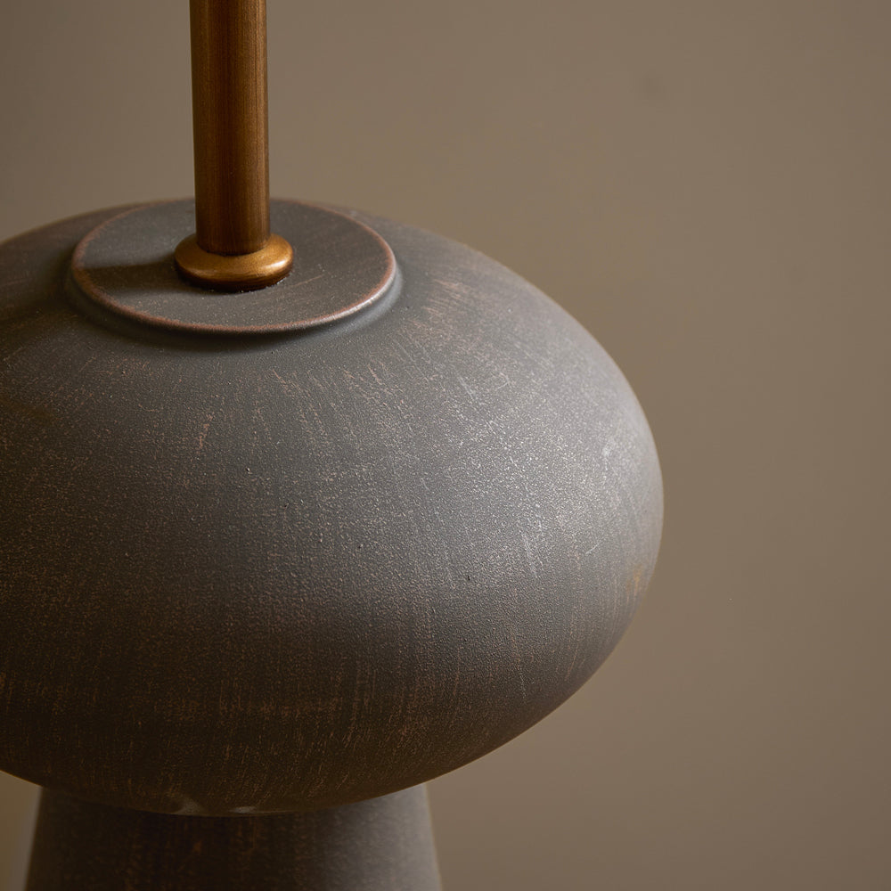 Plain Brown Lighting - Helston Wired Floor Lamp Espresso Brown Yard