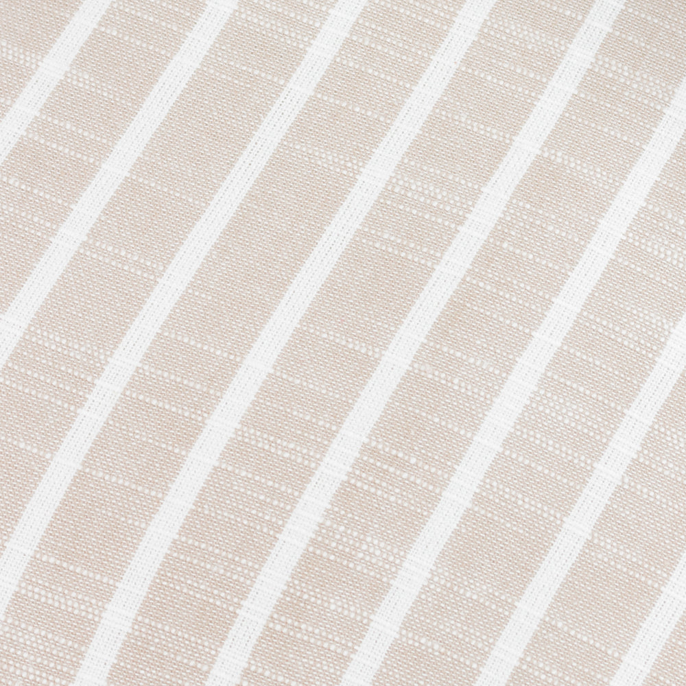 Striped Cream Cushions - Hessle Stripe Outdoor Polyester Filled Cushion Natural Yard