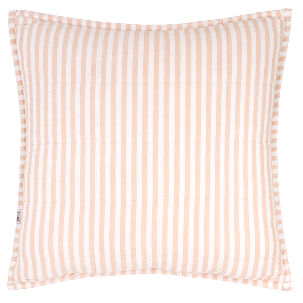 Striped Pink Cushions - Hebden 100% Cotton Polyester Filled Cushion Blush/Cotta Yard