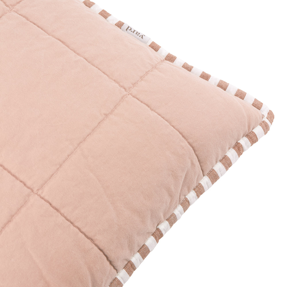 Striped Orange Cushions - Hebden 100% Cotton Polyester Filled Cushion Pecan/Cotta Yard