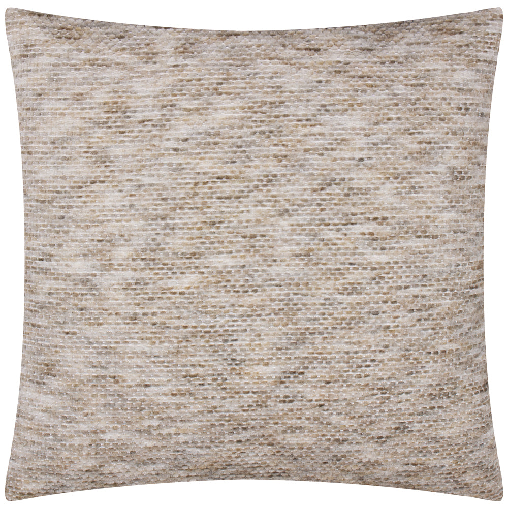 Plain Grey Cushions - Malvern Chenille Polyester Filled Cushion Greige Yard