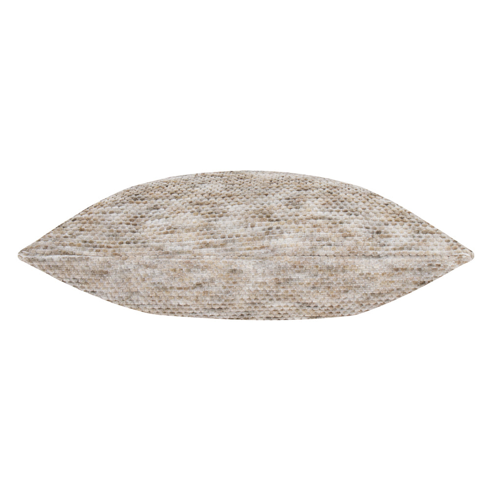 Plain Grey Cushions - Malvern Chenille Polyester Filled Cushion Greige Yard