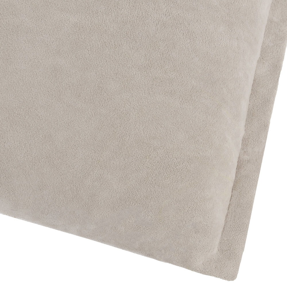 Plain Brown Cushions - Merton Rectangular Velvet Polyester Filled Cushion Doe Yard