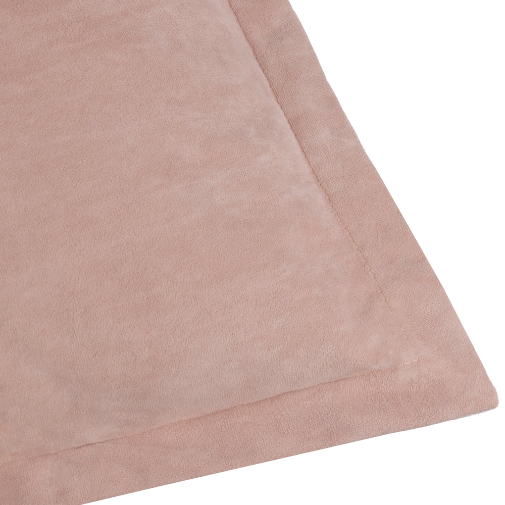 Plain Pink Cushions - Merton Square Velvet Polyester Filled Cushion Dusty Rose Yard