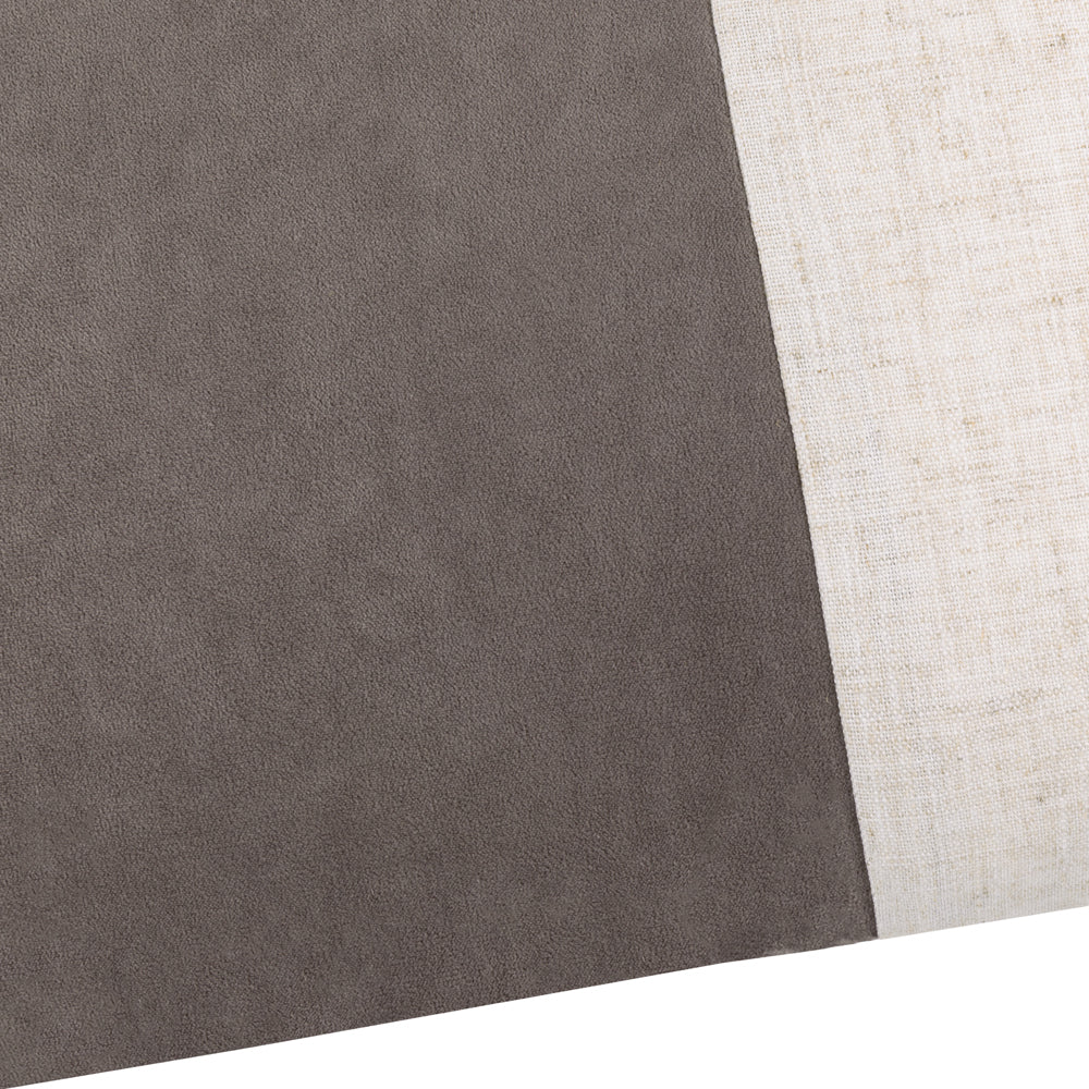 Not Applicable Beige Cushions - Morden Soft-Washed Velvet Polyester Filled Cushion Taupe Yard