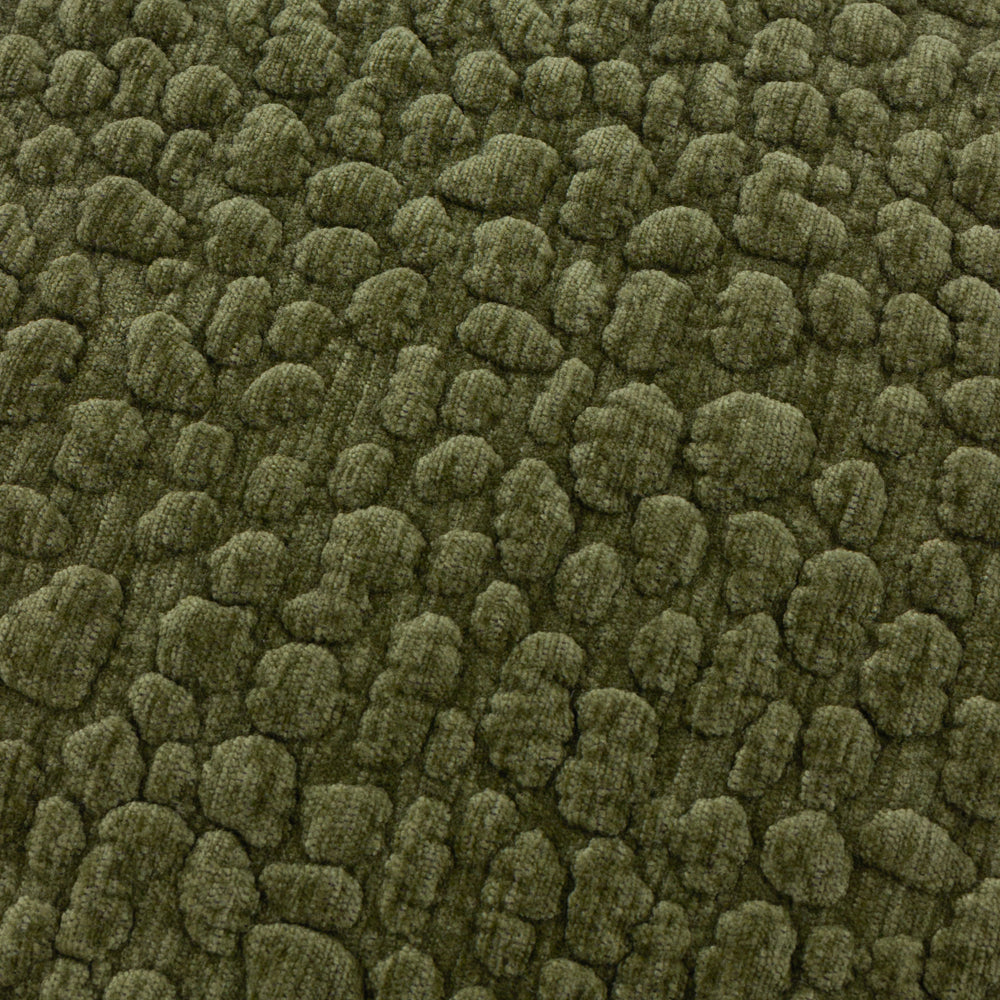 Abstract Green Cushions - Pebble Textured Chenille Polyester Filled Cushion Lichen Yard