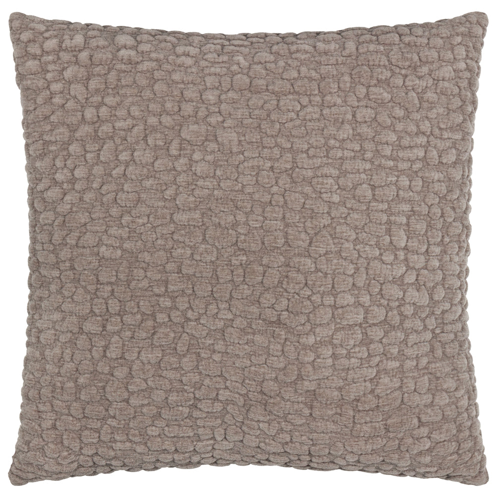 Abstract Grey Cushions - Pebble Textured Chenille Polyester Filled Cushion Slate Yard